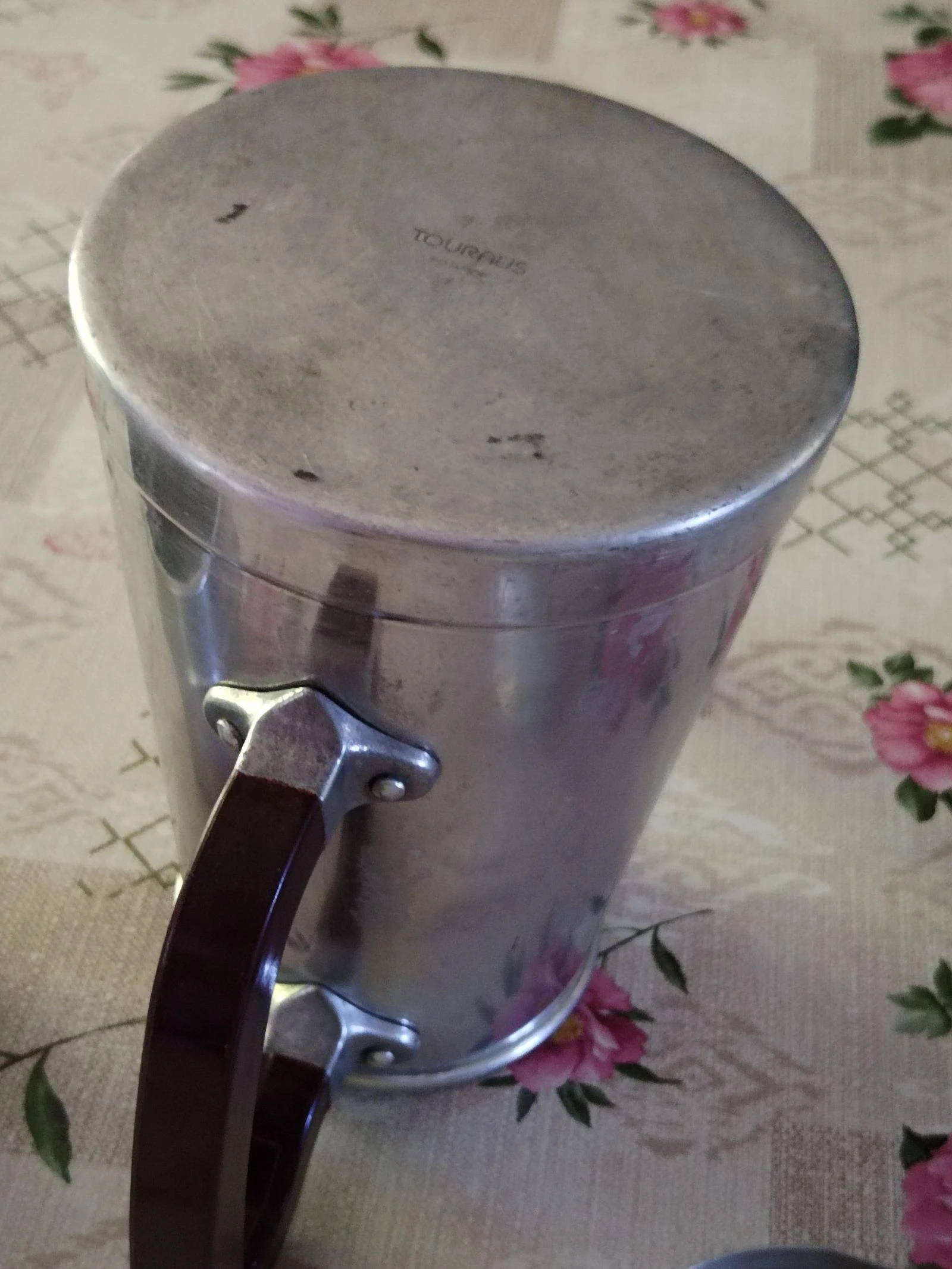 Mooi vintage retro aluminium koffiemachine uit de jaren 50/60. – photo 6